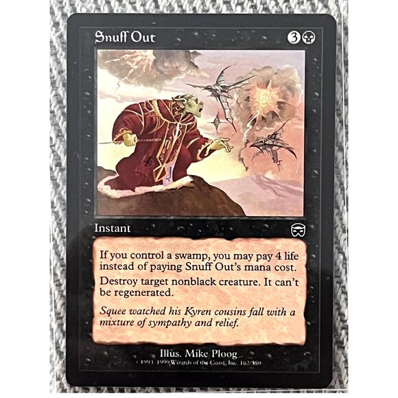 Snuff Out – 1999 Mercadian Masques – Magic: The Gathering - Picture 1 of 3